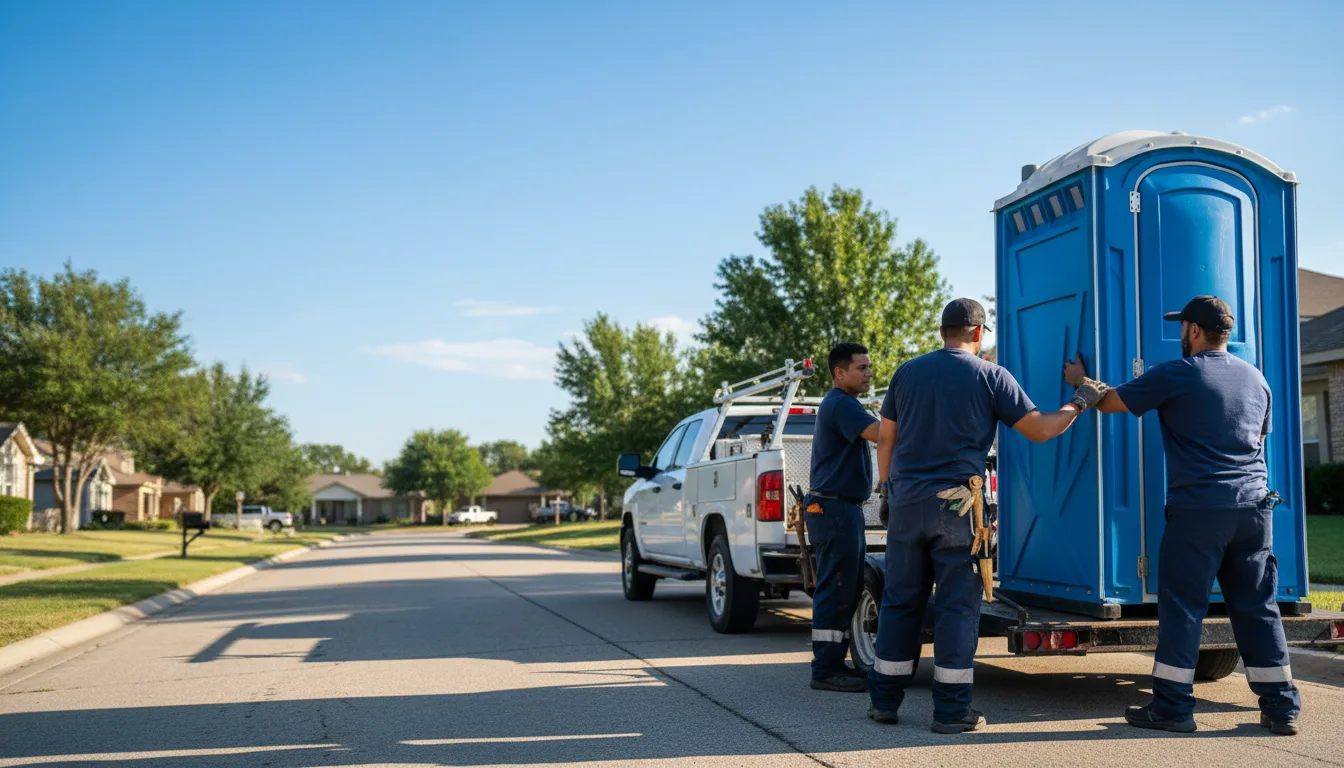 Portable Toilet Rental in Darrouzett, TX near me